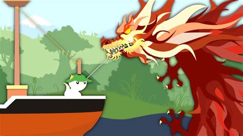 I Caught The Legendary Dragon in Cat Goes Fishing .